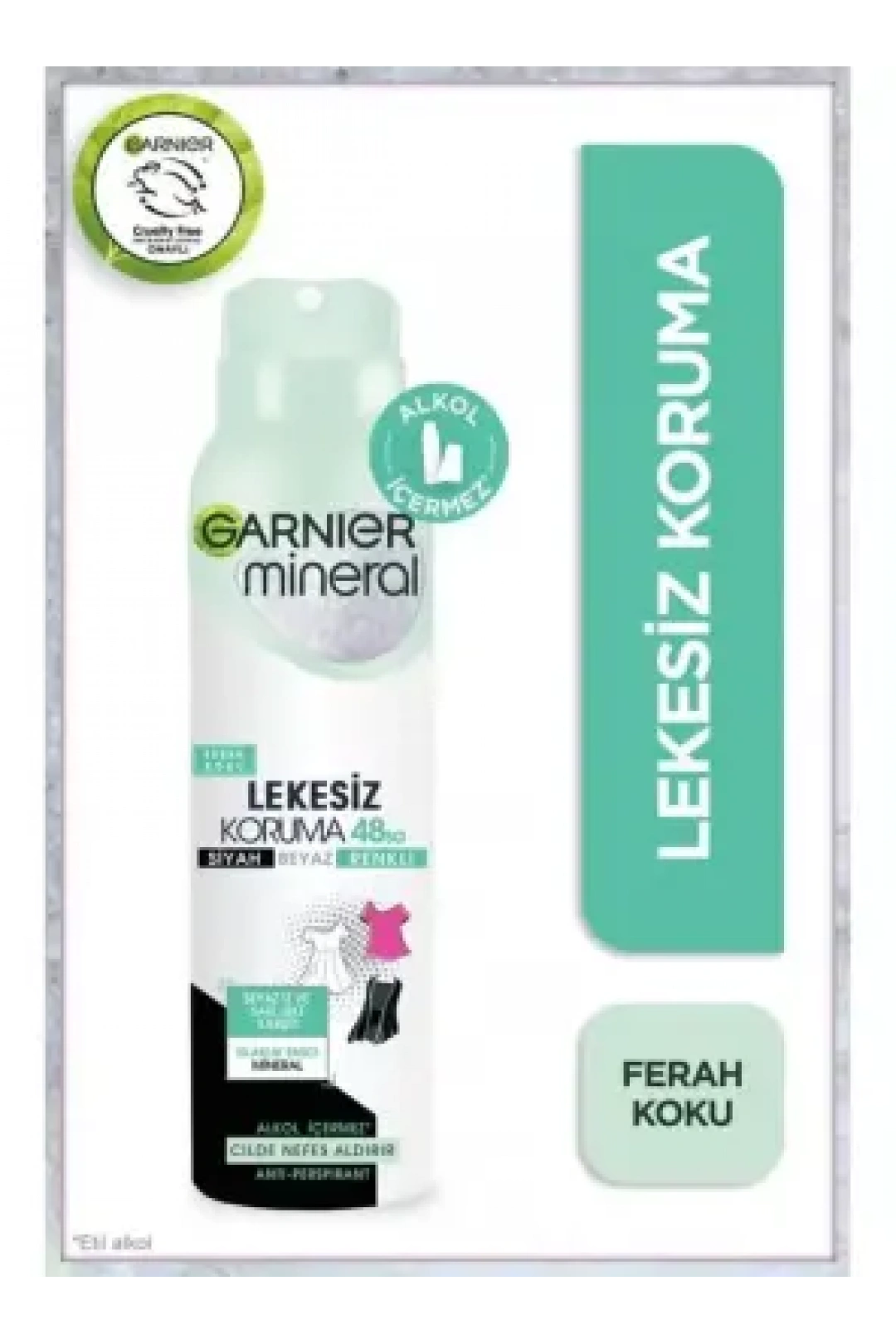 Garnier Mineral Lekesiz Koruma Ferah Koku Sprey Deodorant 150 ml
