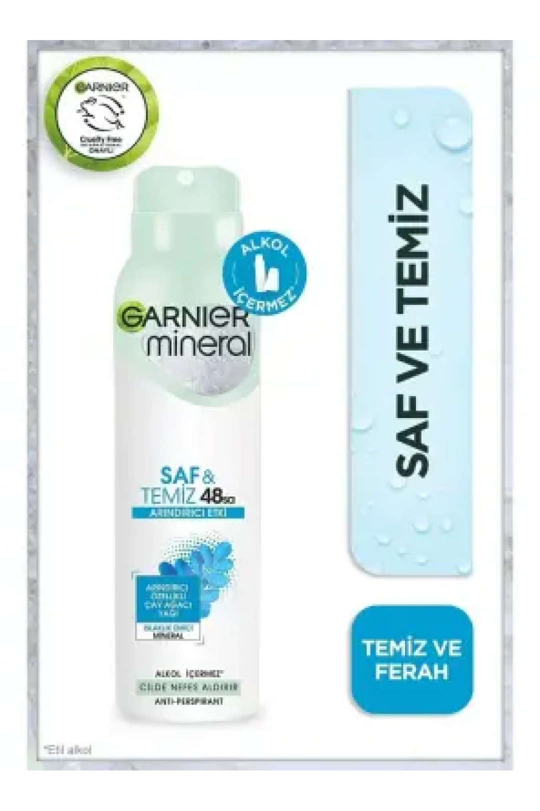 Garnier Mineral Saf&Temiz Sprey Deodorant 150 ml