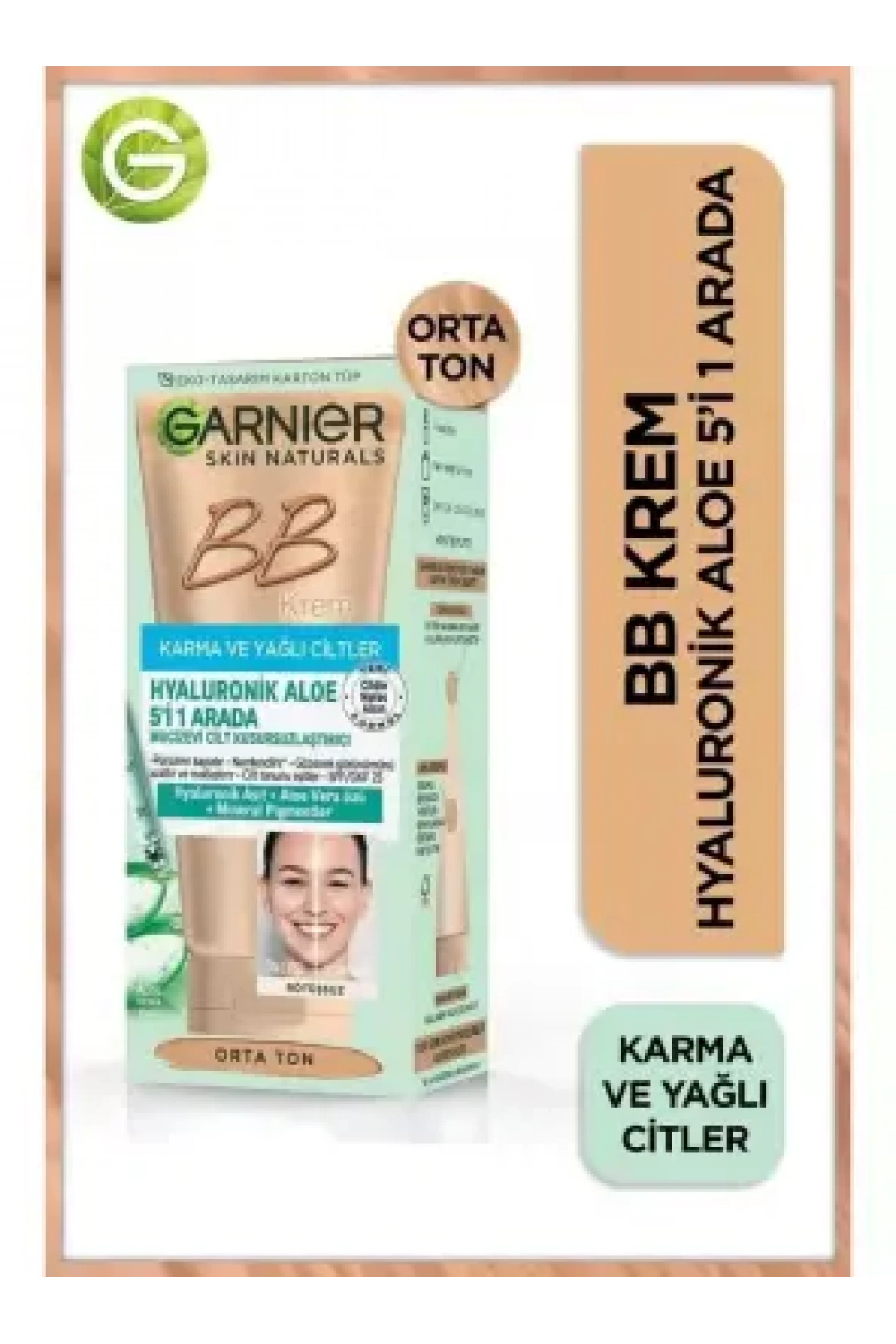 Garnier Mucizevi Cilt Kusursuzlaştırıcı BB Krem - Orta - Spf25 50 ml