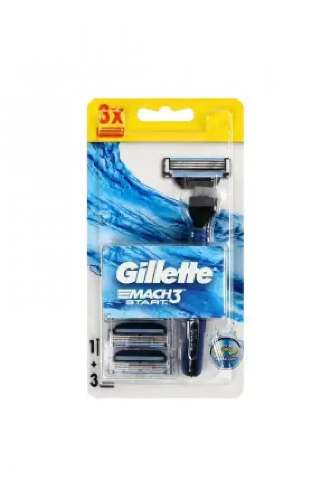 Gillette Mach 3 Start Tıraş Makinası + 3 Yedek Bıçak