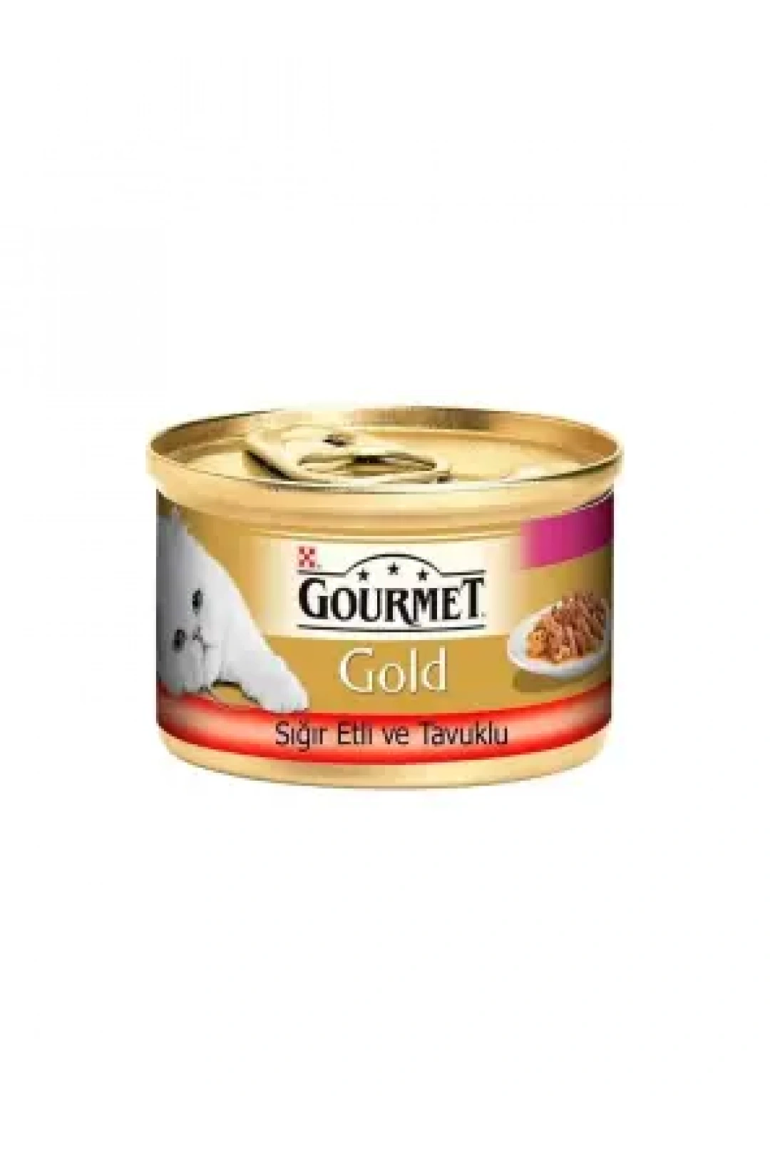 Gourmet Gold Sığır Etli Tavuklu Kedi Konservesi 85Gr