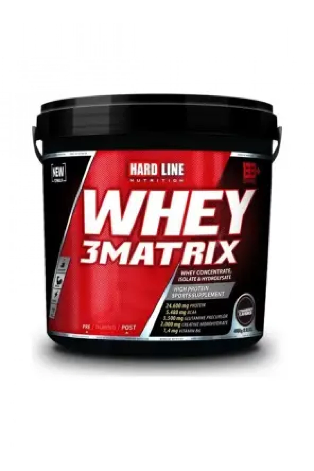 Hardline Whey 3Matrix Çilek Aromalı 4000 gr
