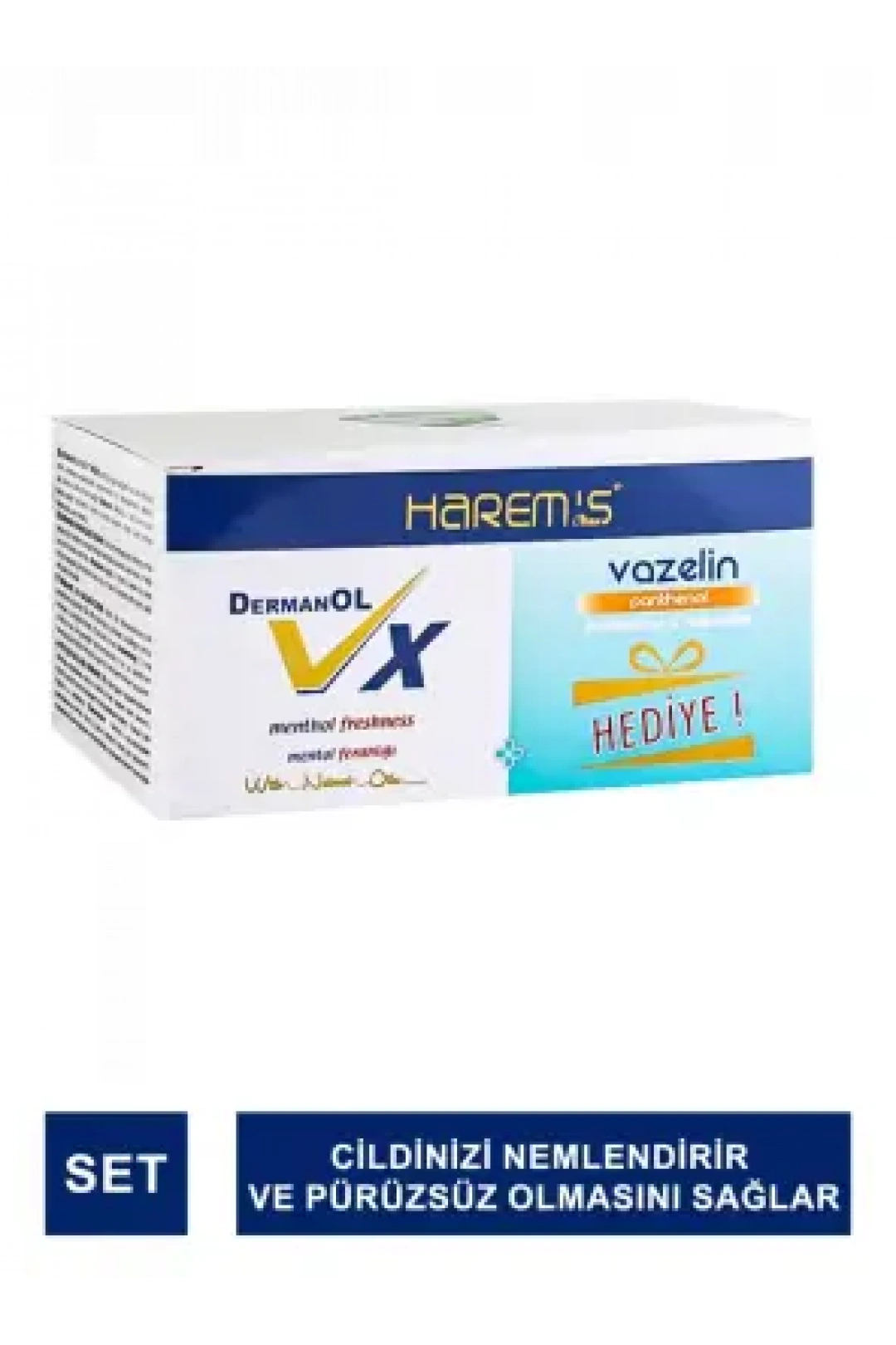Harems Dermanol Vx Vücut Kremi 40 ml + Harems Vazelin 80 ml