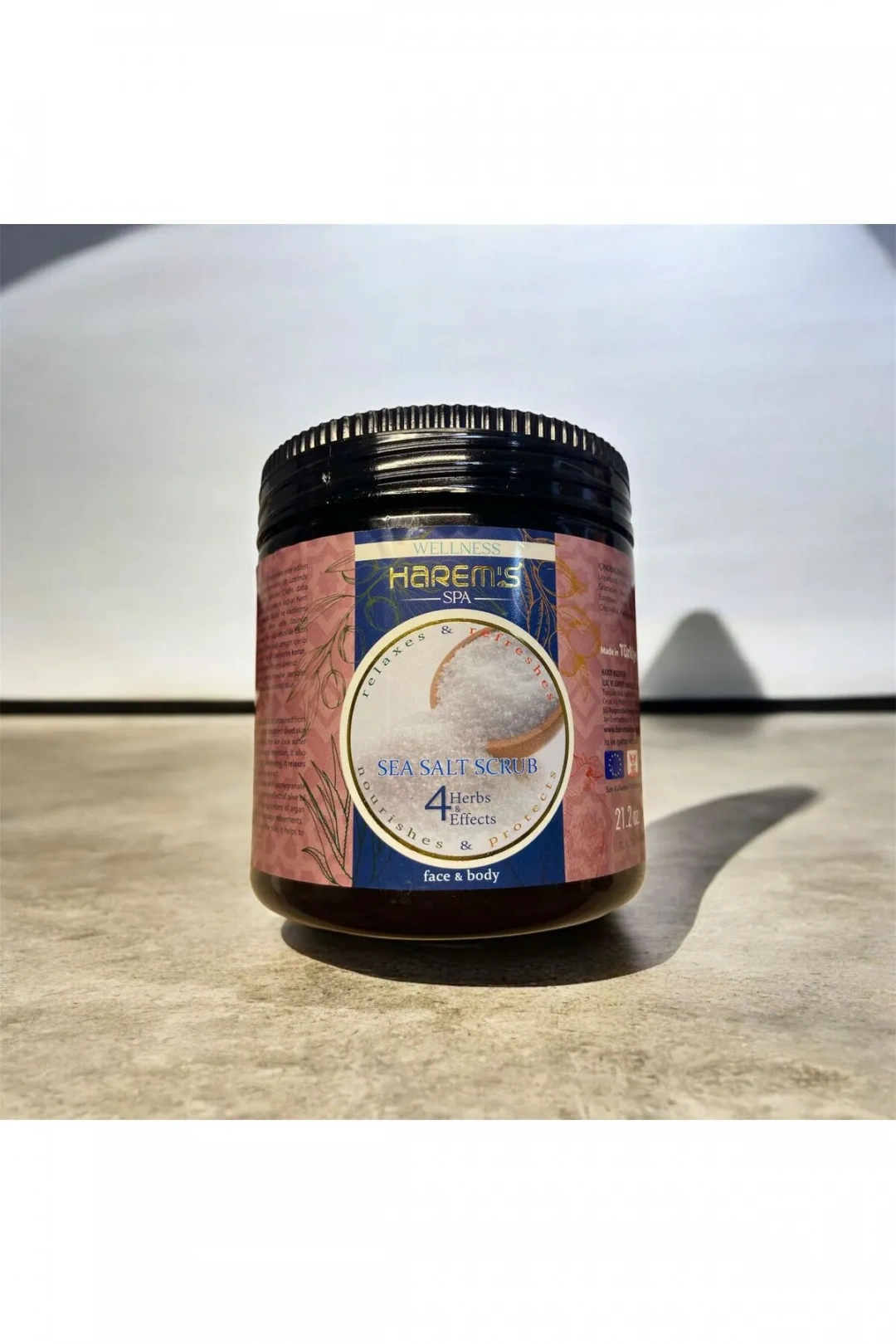 Harems Face & Body Sea Salt Scrub 4lü Etki Deniz Tuzu Scrub 600gr