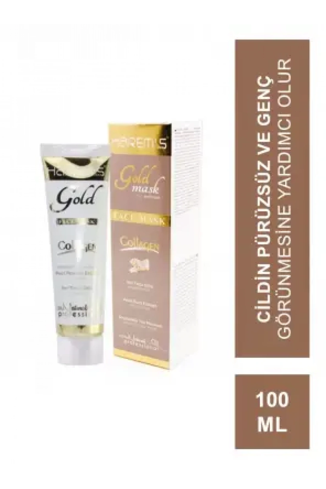 Harems İnci Tozu Özlü Soyulabilir Altın Maske Kırışıklık Karşıtı Bakım 100ML