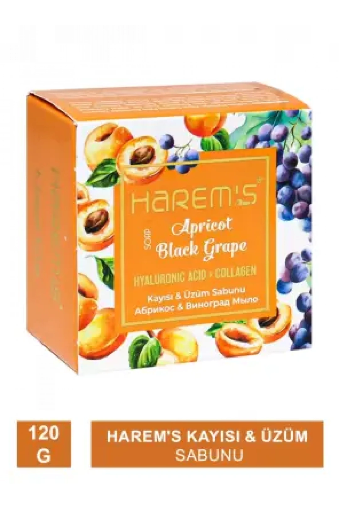 Harems Kayısı & Üzüm Sabunu 120g