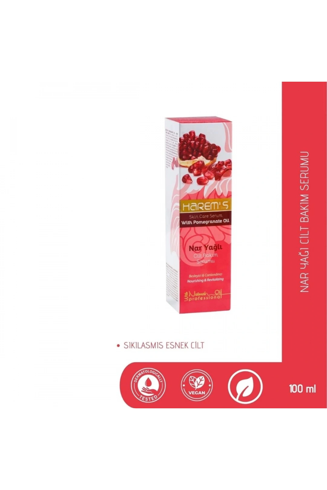 Harems Nar Yağlı Cilt Bakım Serumu 100ML