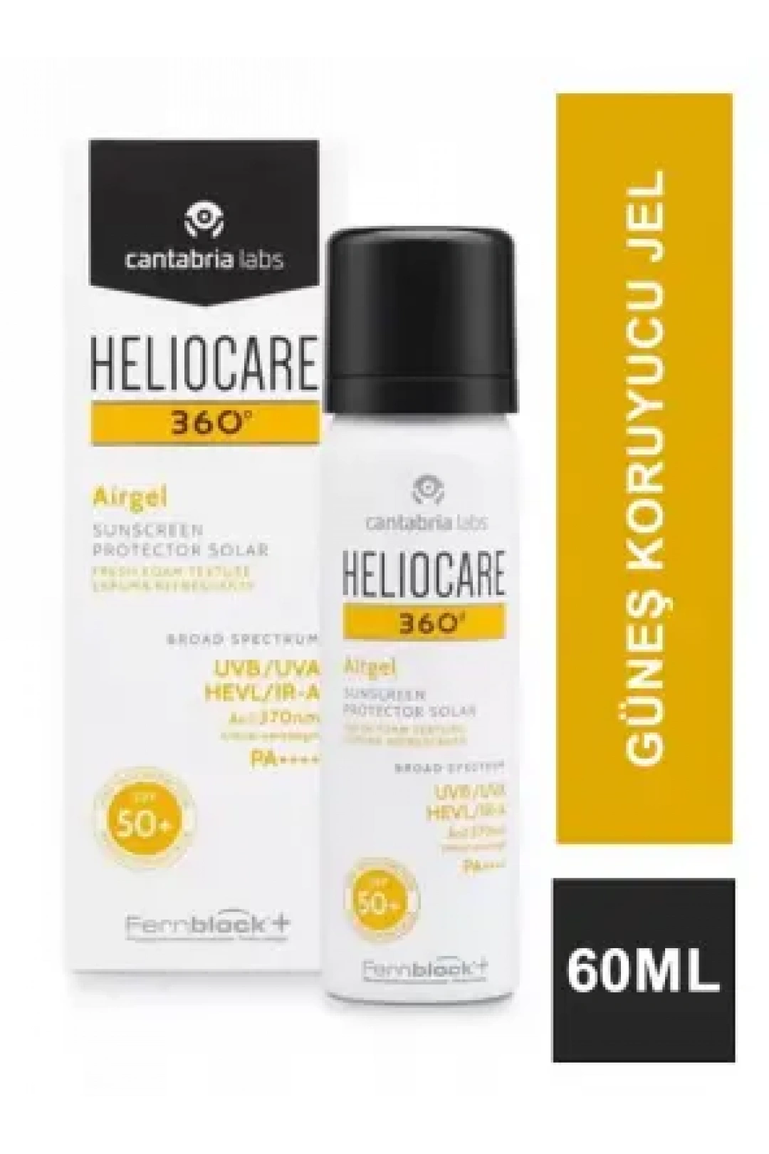 Heliocare 360 Airgel SPF50+ Güneş Koruyucu Jel 60 ml