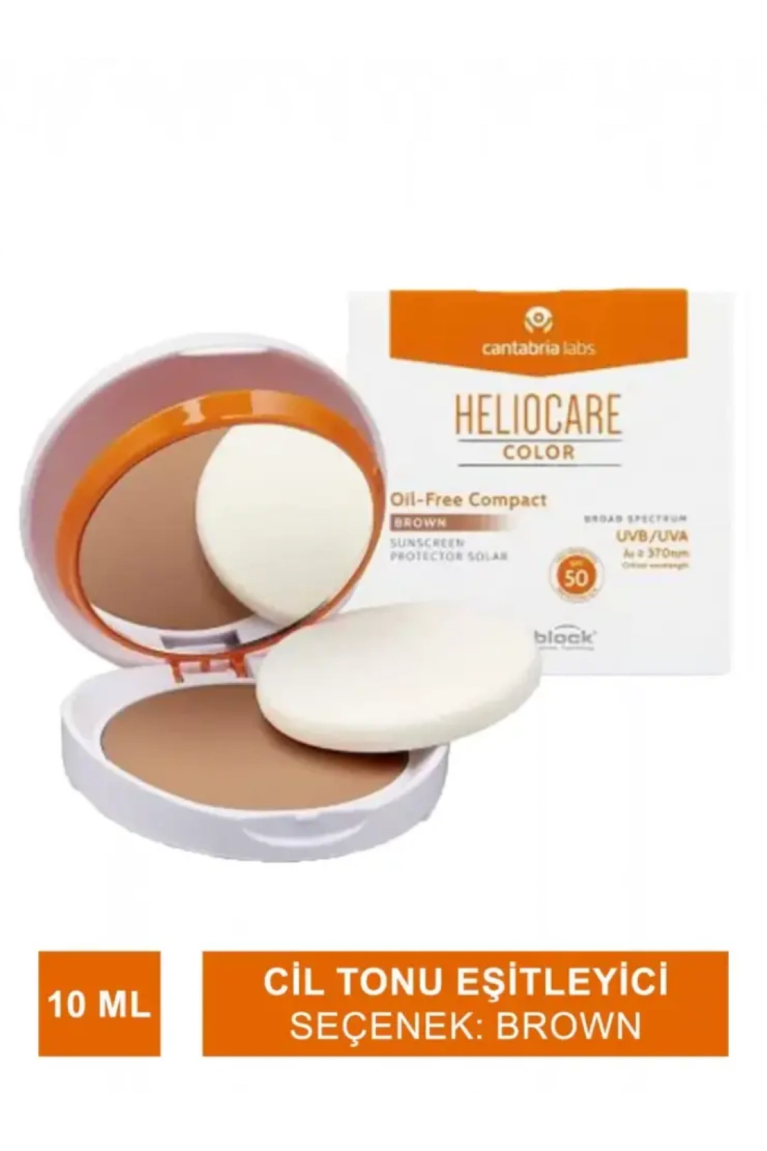 Heliocare Color SPF 50+ Oil Free Compact Yağsız Güneş Koruyucu 10 ml