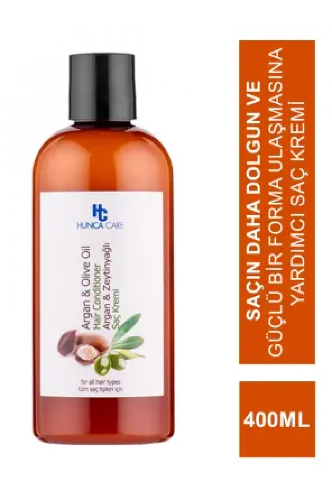 Hunca Care Argan & Zeytinyağlı Saç Kremi 400 ml