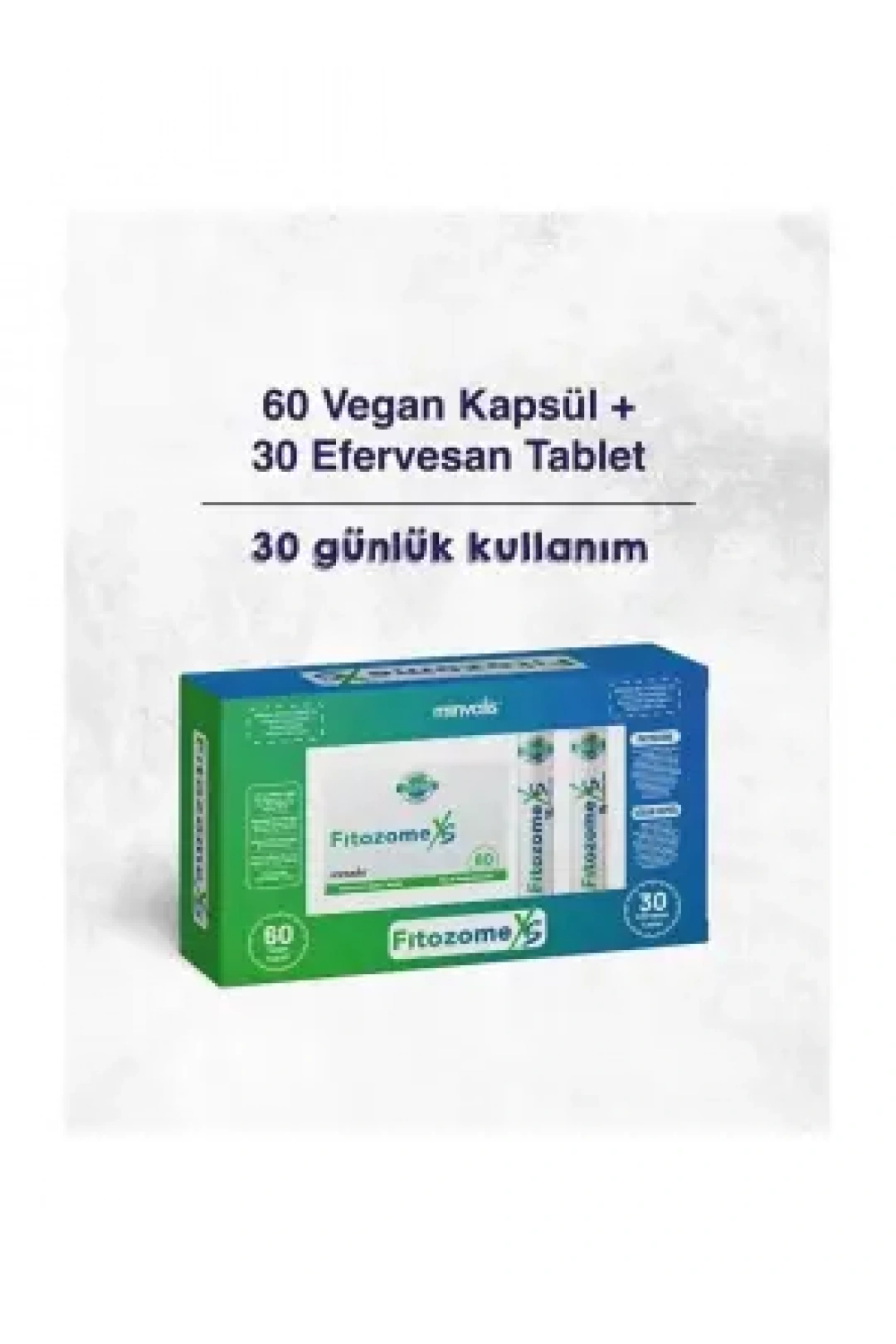 Hünnap Minvalis Fitozome Form ve Diyet Seti - 60 Kapsül + 30 Efervesan Tablet -