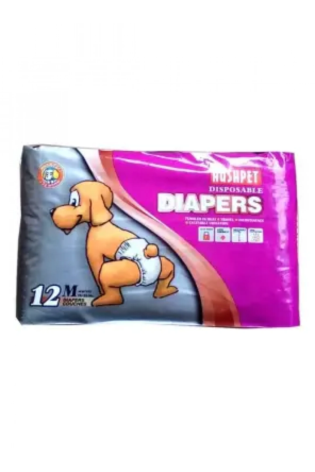 Hushpet Diapers Medium