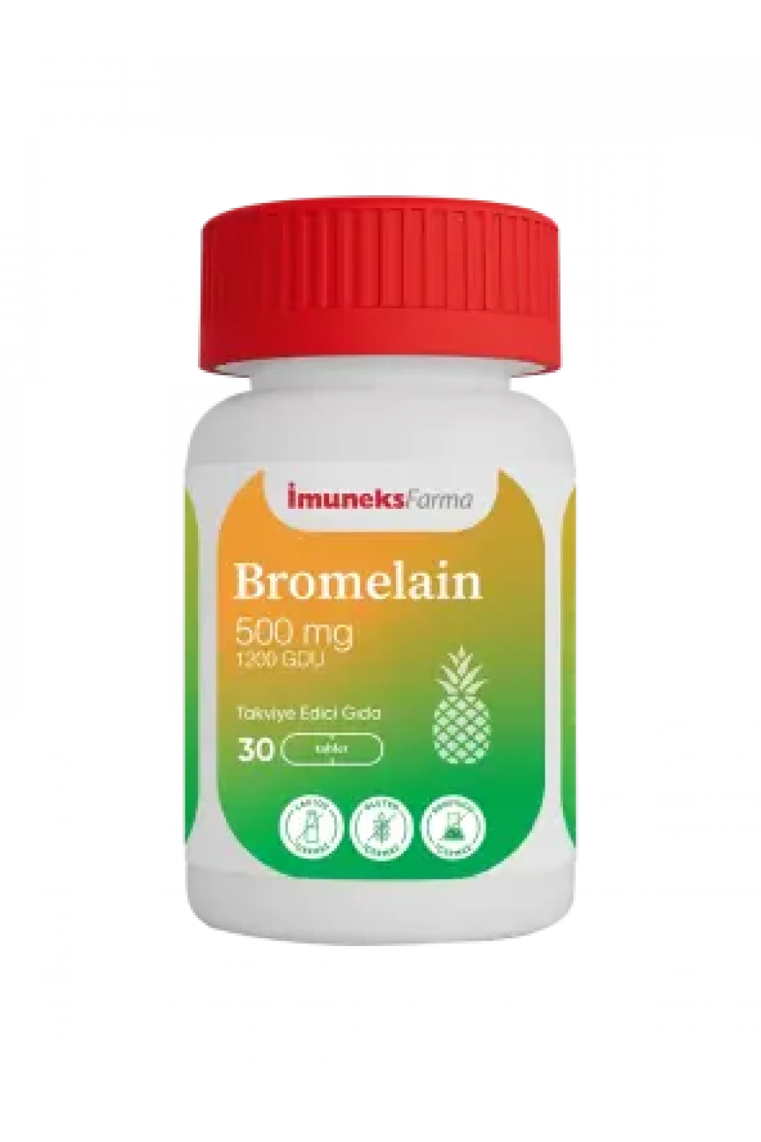 İmuneks Bromelain 500mg 30 Tablet