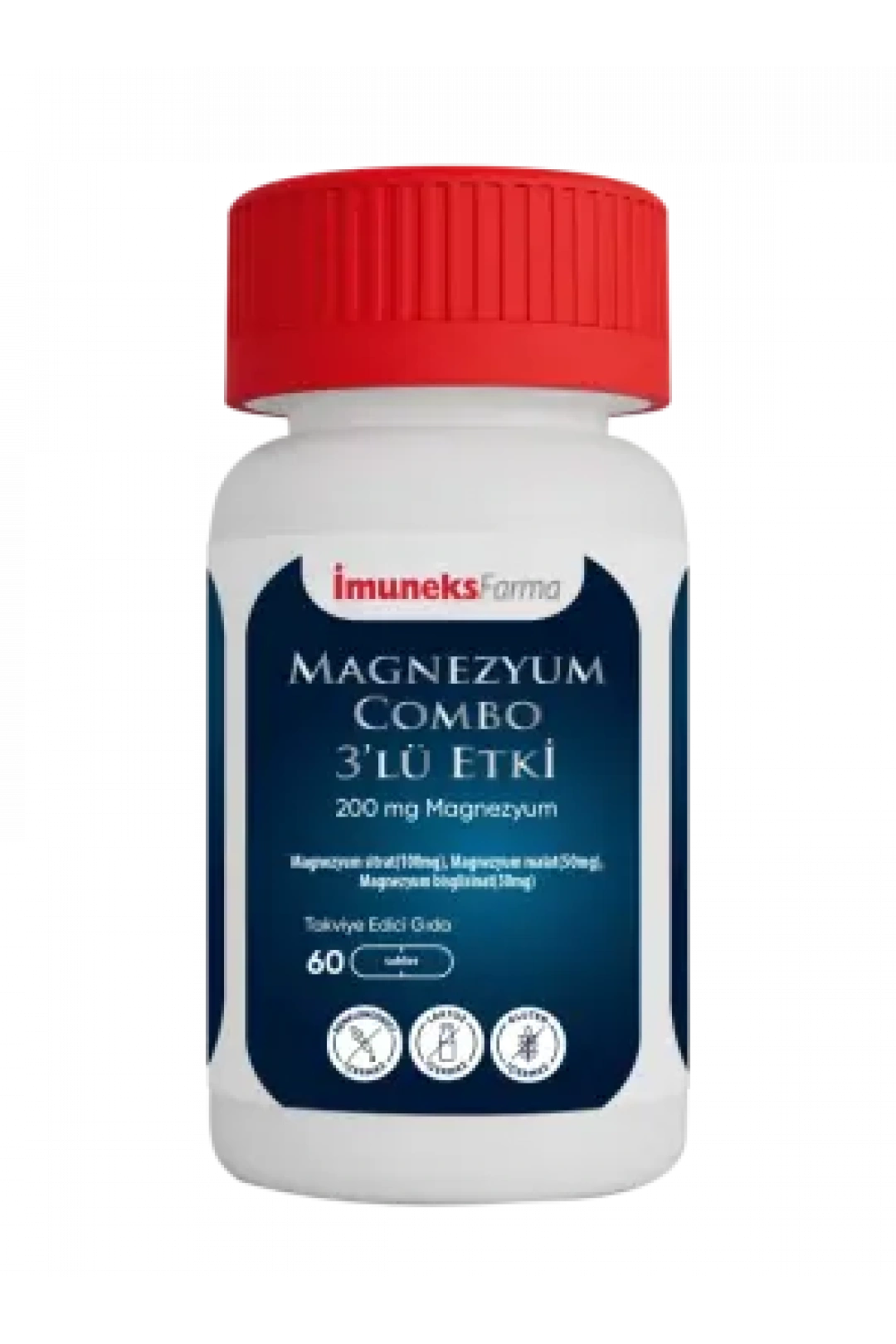 İmuneks Magnezyum Combo 3lü Etki 60 Tablet