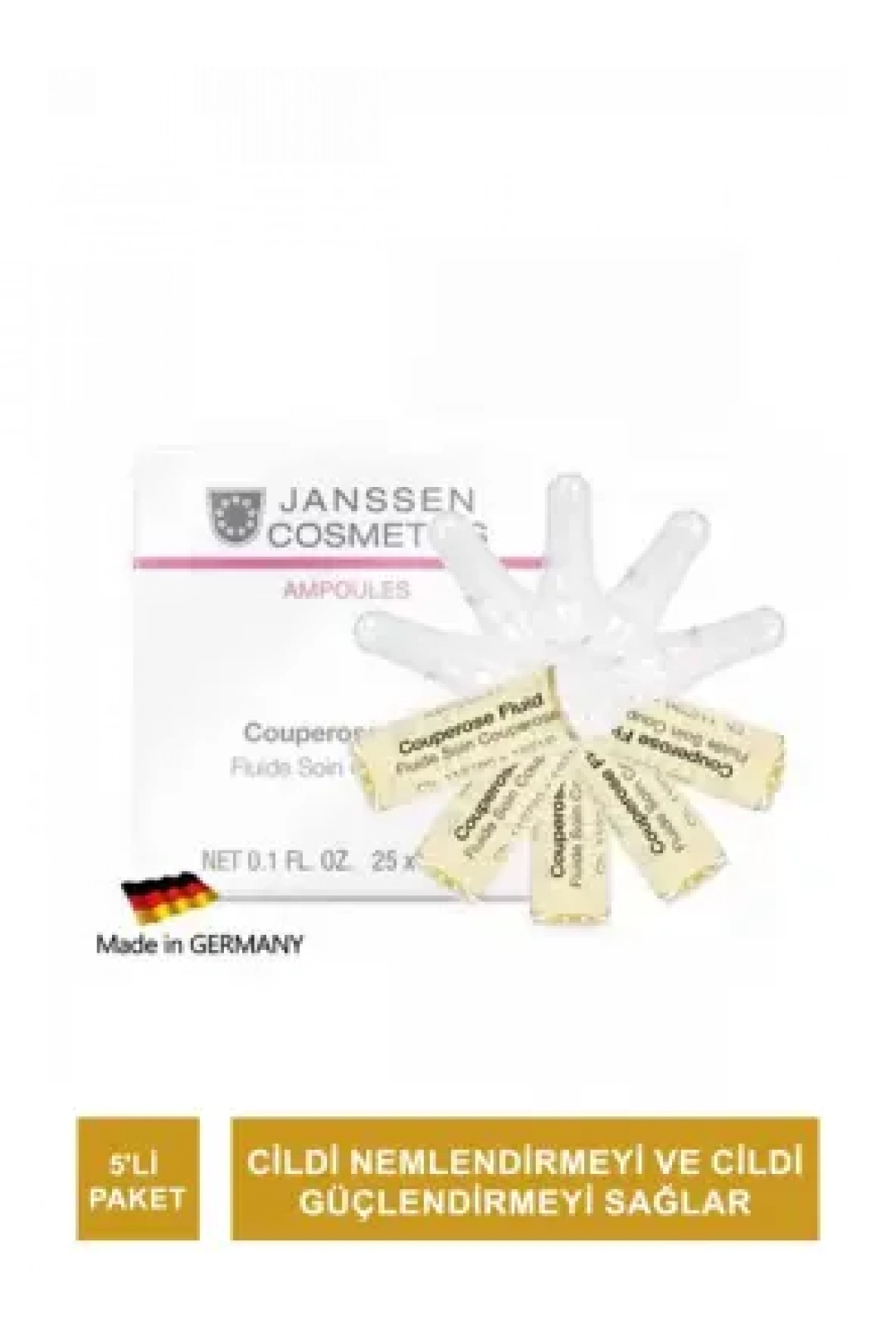 Janssen Couperose Fluid Kızarıklık Ve Hassas Cilt Ampul 5li Paket