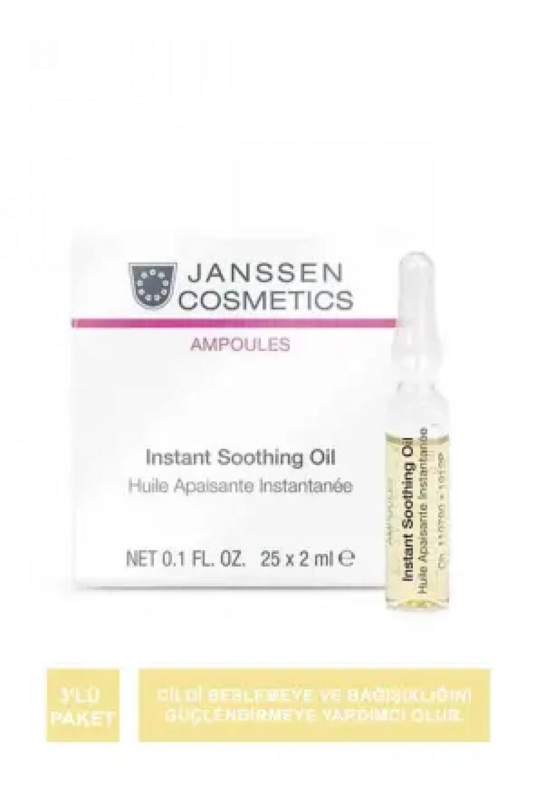 Janssen Instant Soothing Oil Ampul 3lü Paket