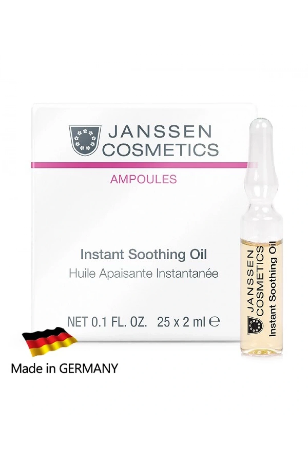 Janssen Instant Soothing Oil Ampul 3lü Paket