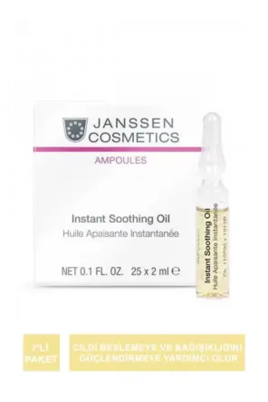 Janssen Instant Soothing Oil Ampul 7li Paket