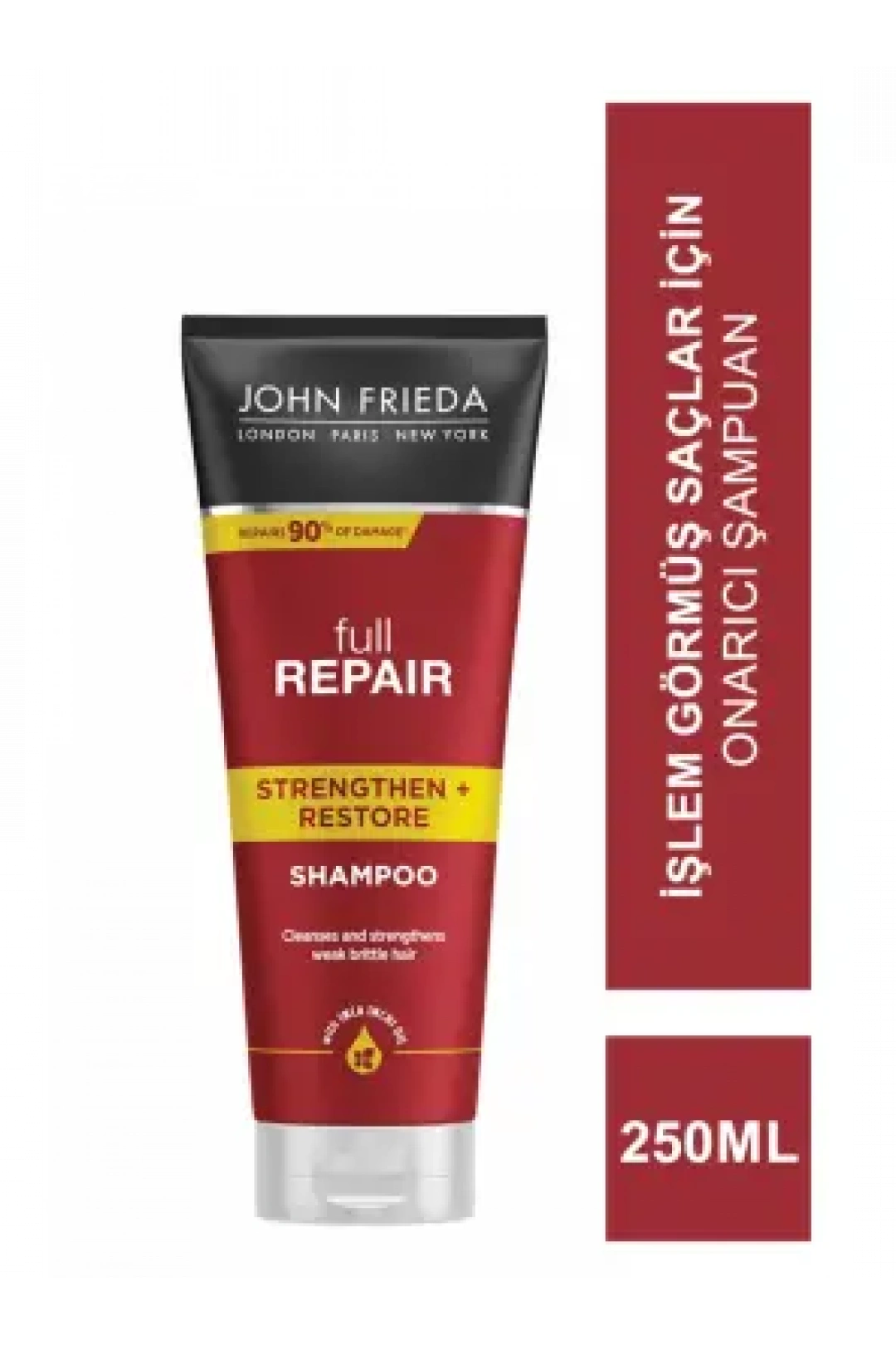 John Frieda Full Repair Shampoo 250 ml İşlem Görmüş Saçlar İçin Onarıcı Şampuan