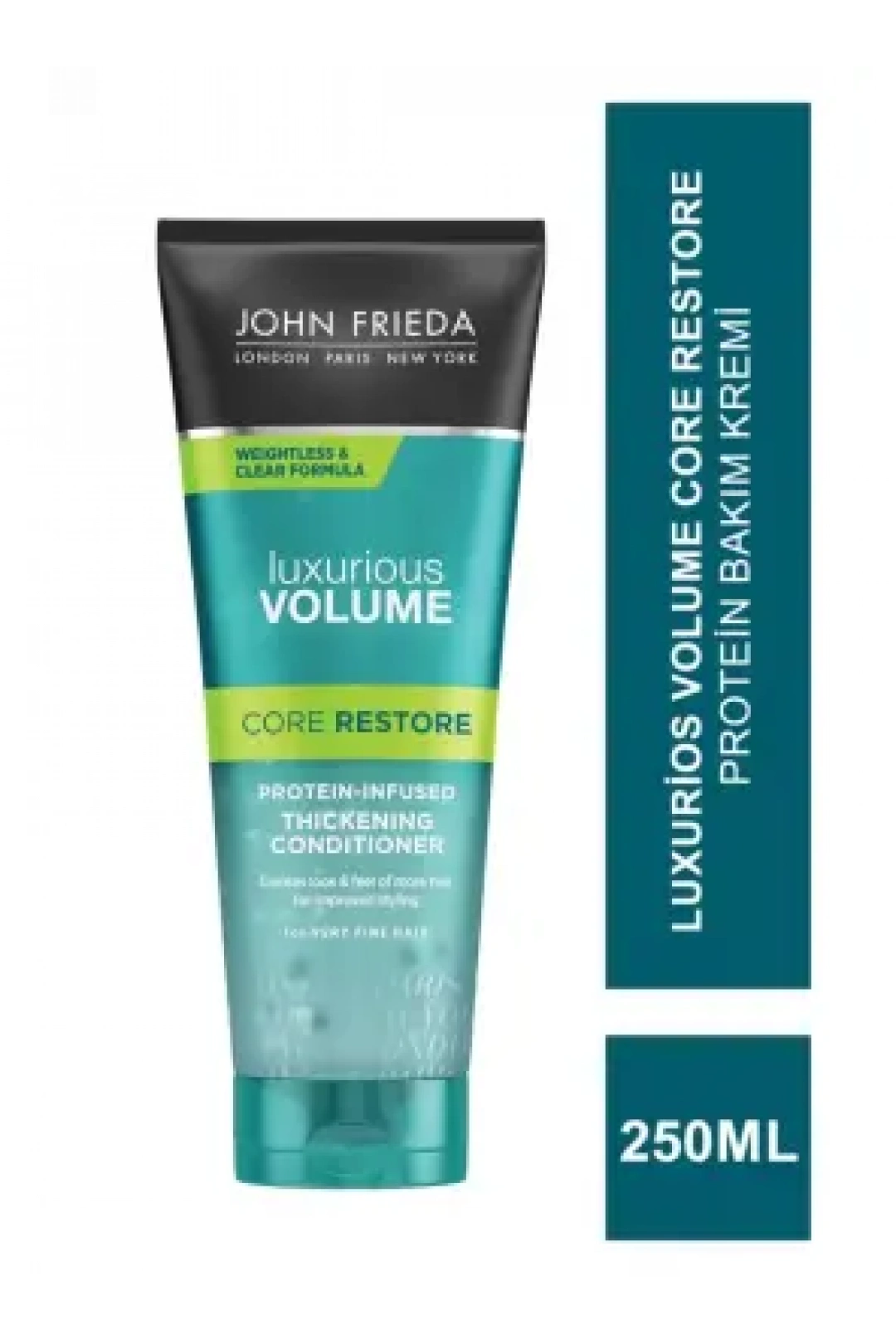 John Frieda Luxurios Volume Core Restore Protein-Infused Clear Conditioner 250 ml Protein Bakım Kremi