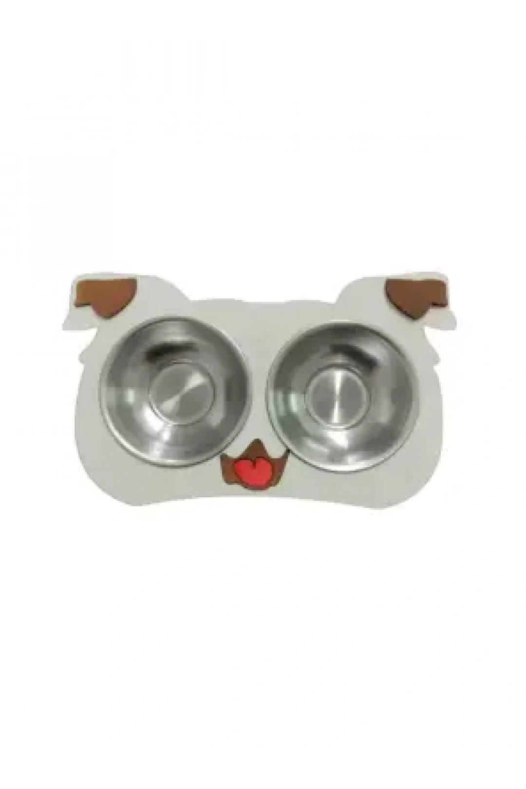 Kedi ve Köpek Figürlü Mama ve Su Kabı İkili