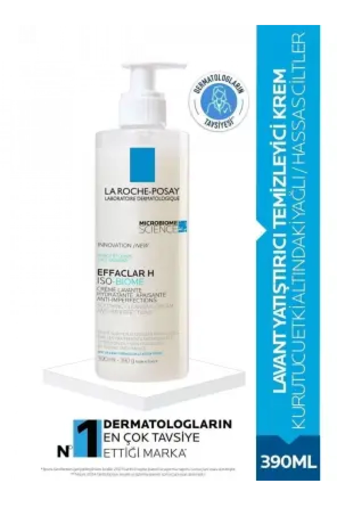 La Roche Posay Effaclar H Iso-Biome Lavant Temizleyici Krem 390 ml