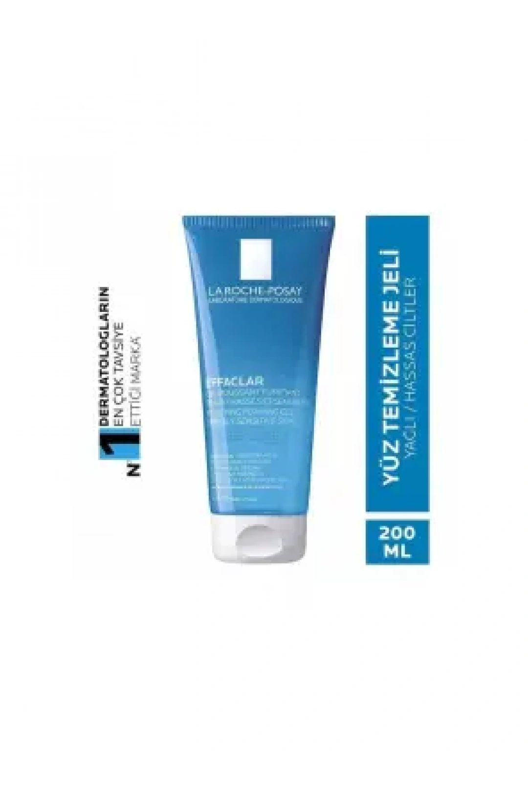 La Roche Posay Effaclar Yüz Temizleme Jeli Yağlı/Akneye Eğilim Gösteren Ciltler 200 ml