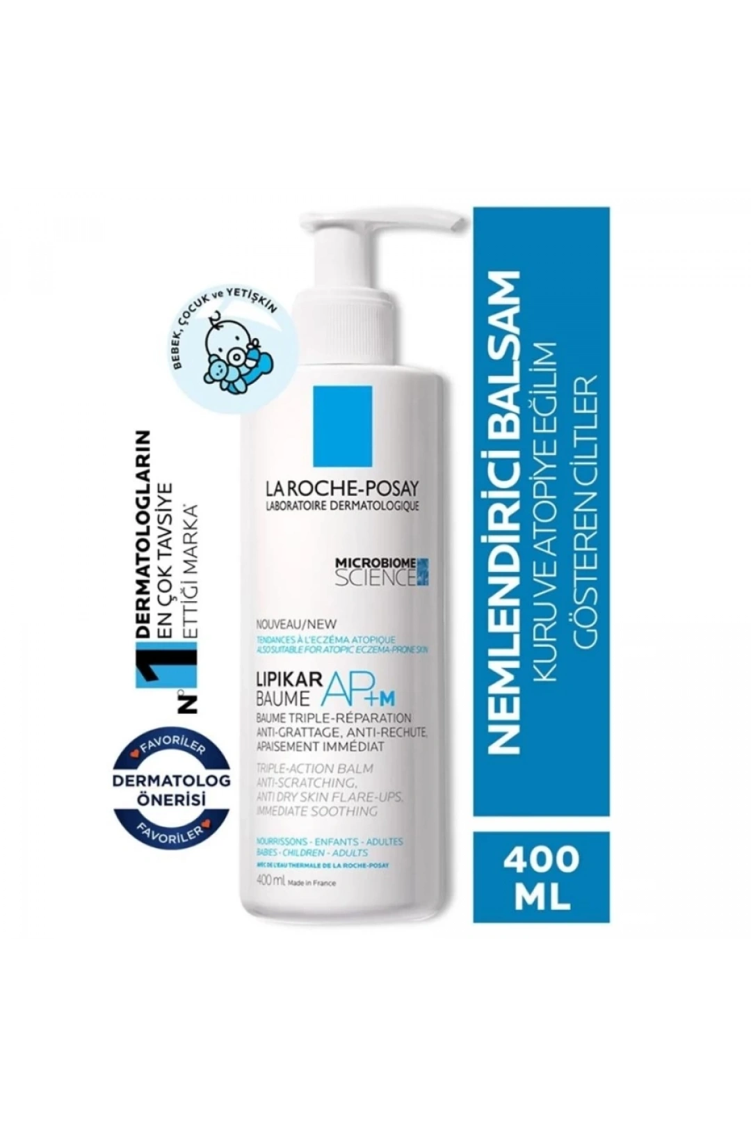La Roche Posay Lipikar Baume Light AP+M Nemlendirici 400 ml