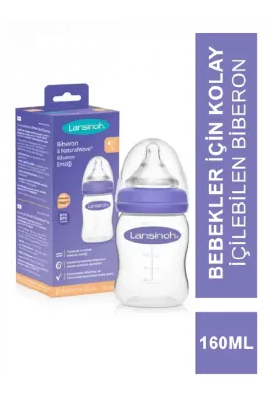 Lansinoh NaturalWave Biberon 160ml