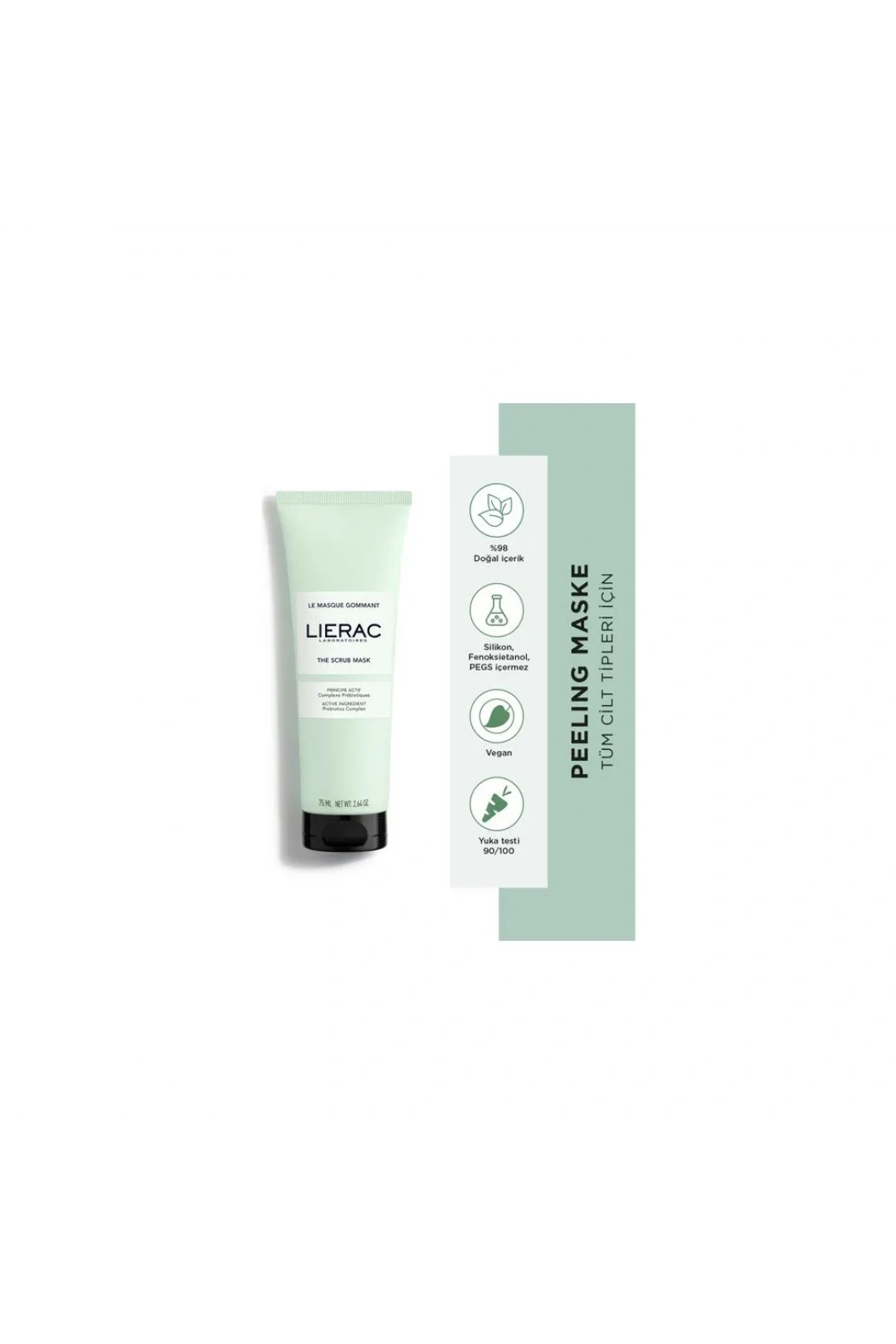 Lierac The Scrub Mask Temizleyici Peeling Maske 75 ml