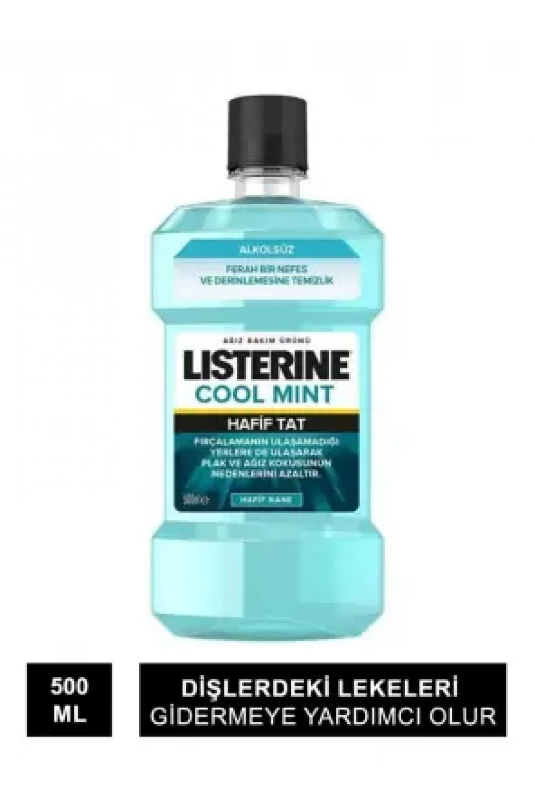 Listerine Cool Mint Hafif Tat Alkolsüz Ağız Gargarası 500 ml - Hafif Nane