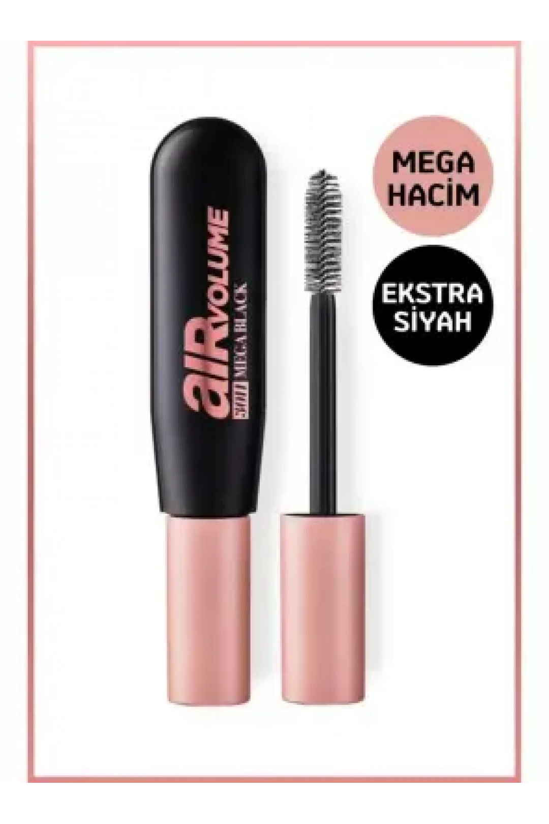 Loreal Paris Air Mega Black Maskara - 30 Saate Kadar Kalıcı - Ekstra Siyah 9.4ml