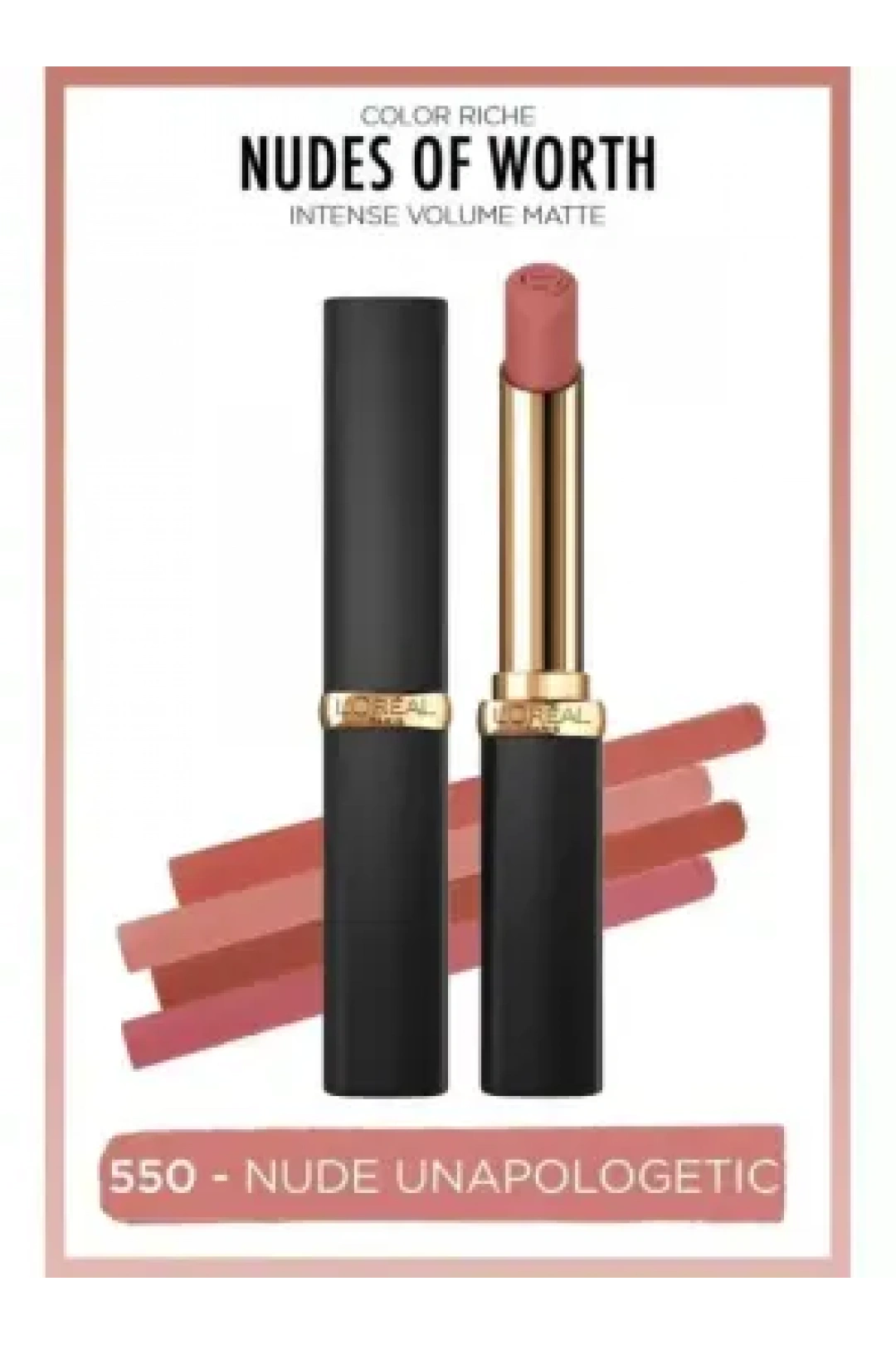 Loreal Paris Color Riche Intense Volume Matte Ruj - 550 Nude Unapologetic