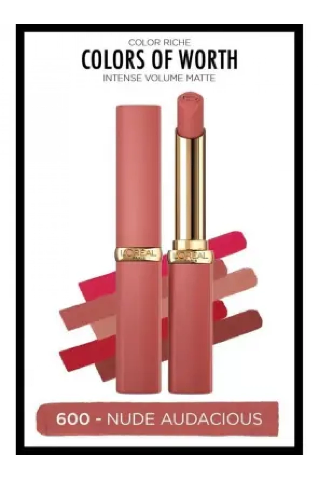 Loreal Paris Color Riche Intense Volume Matte Ruj - 600 Nude Audacious