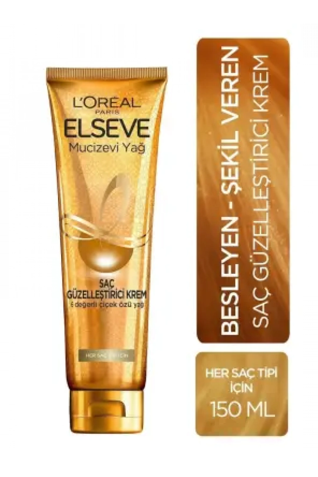Loreal Paris Elseve Mucizevi Yağ Saç Güzelleştirici Krem 150 ml - Her Saç Tipi