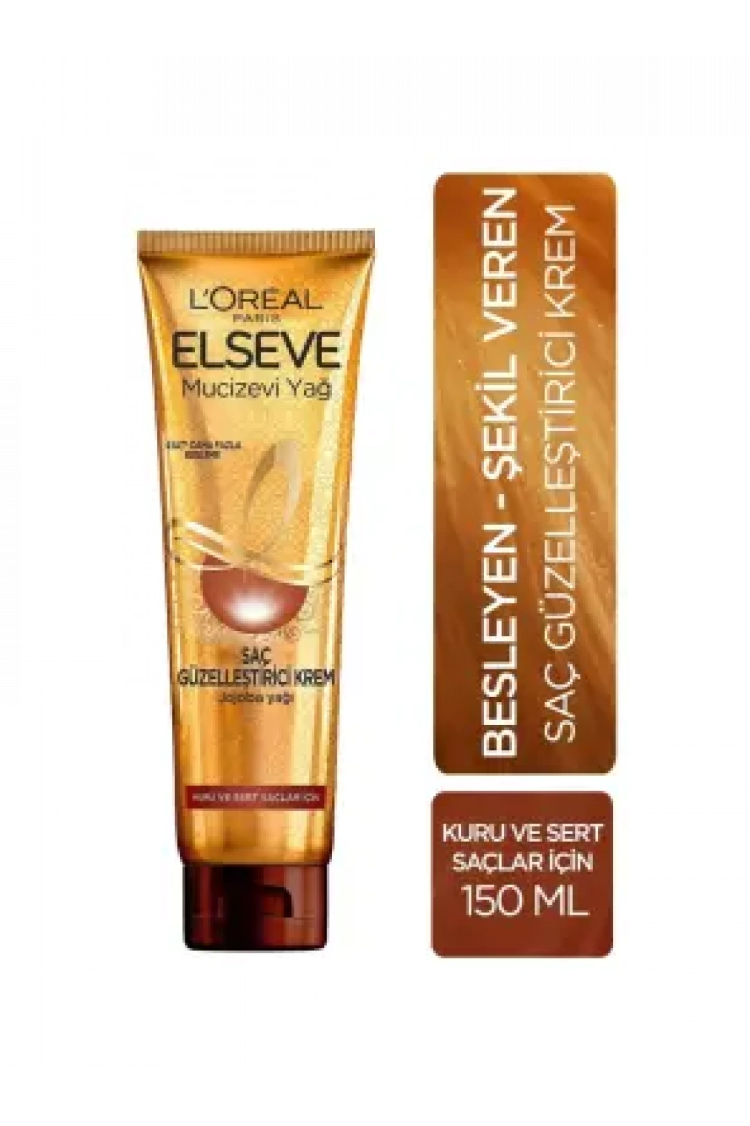 Loreal Paris Elseve Mucizevi Yağ Saç Güzelleştirici Krem 150 ml - Kuru ve Sert Saçlar