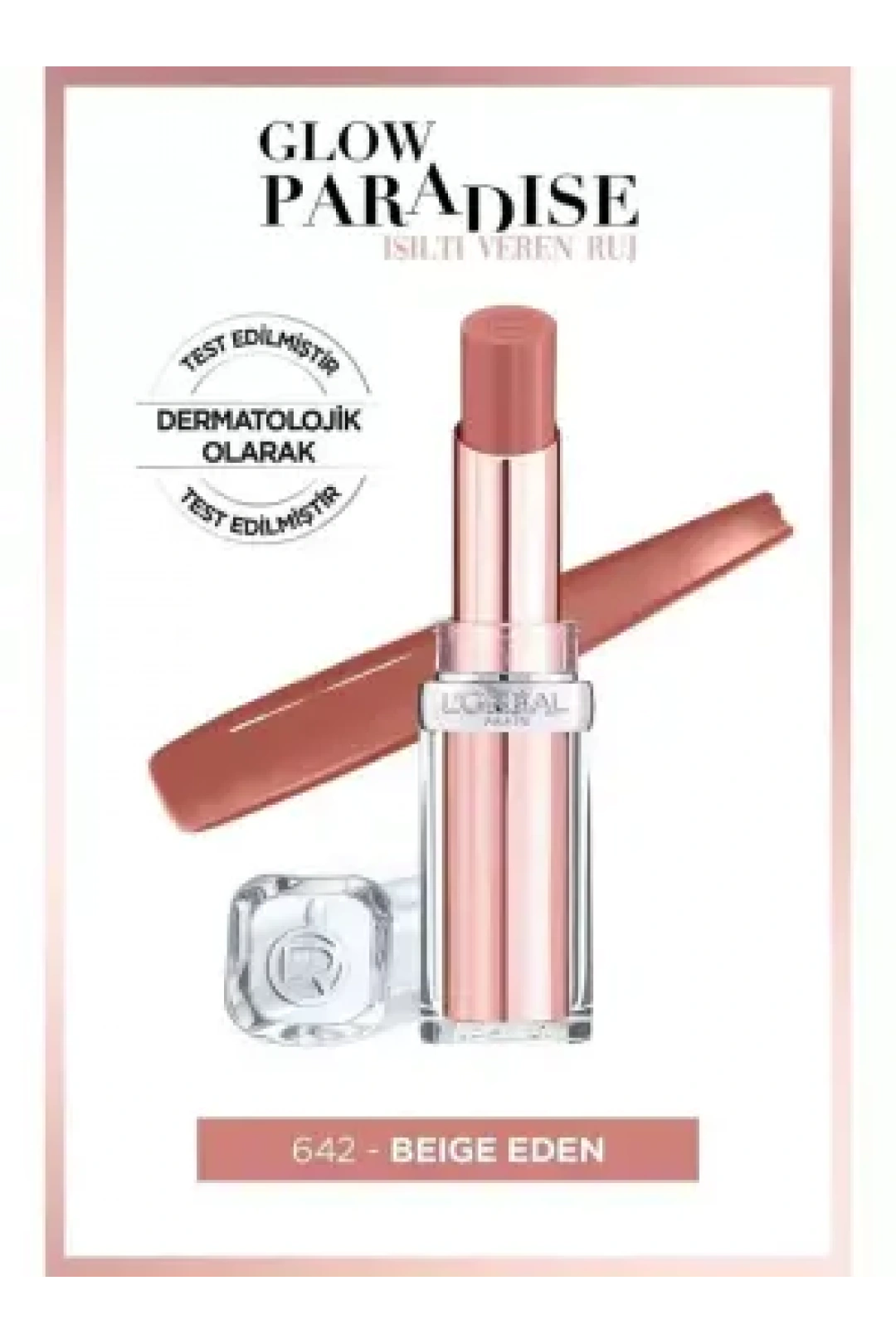 Loreal Paris Glow Paradise Balm-in-Lipstick - Işıltı Veren Ruj 642 Beige Eden