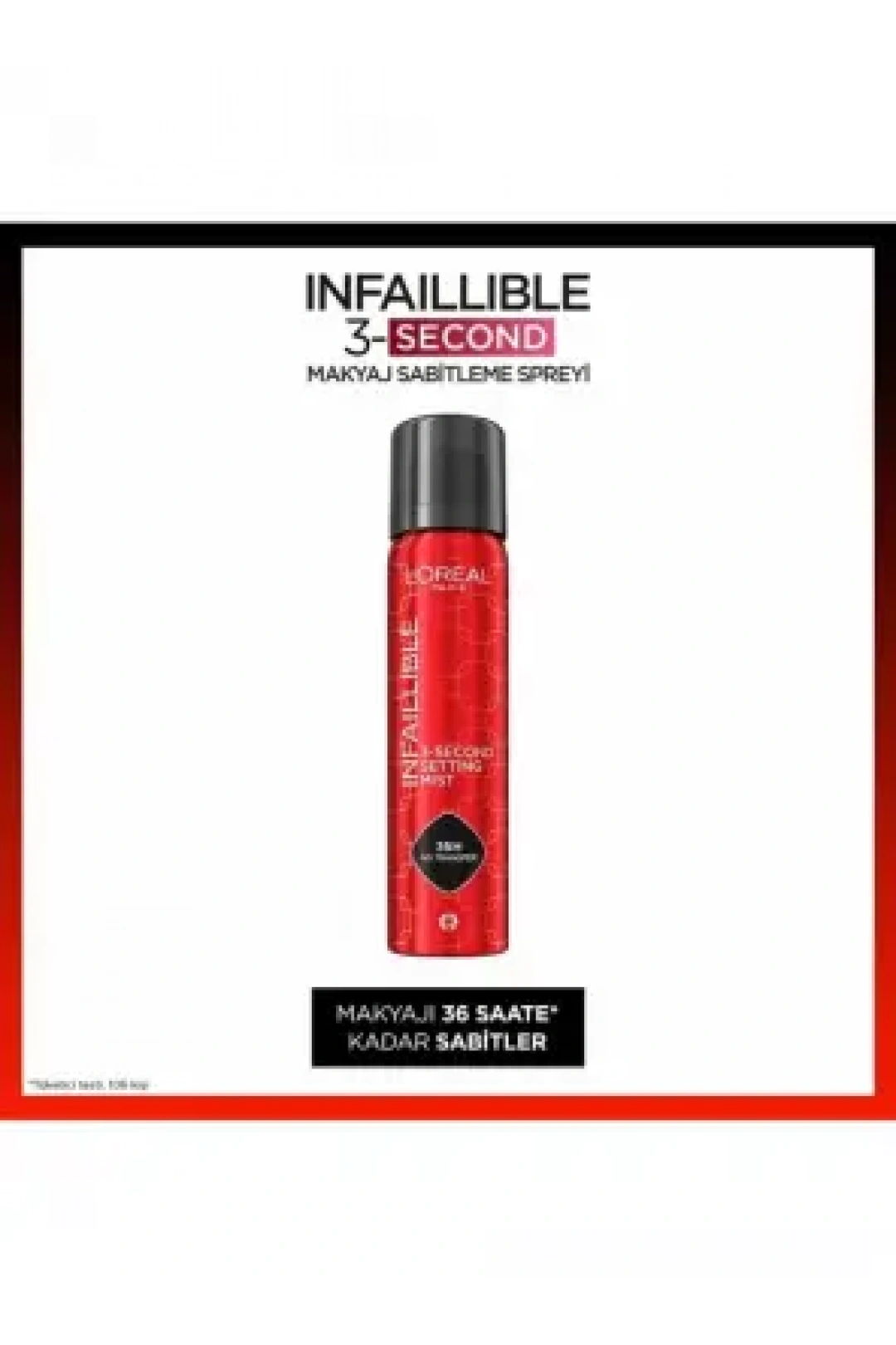 Loreal Paris Infaillible 3-Second Makyaj Sabitleme Spreyi 75ml