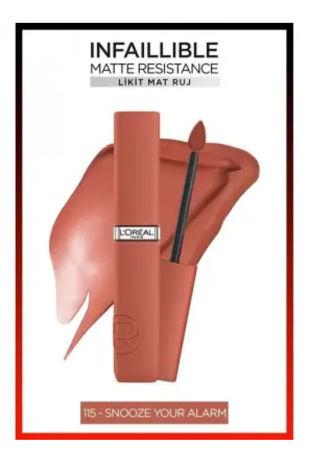Loreal Paris Infaillible Matte Resistance Likit Mat Ruj - 115 Snooze Your Alarm
