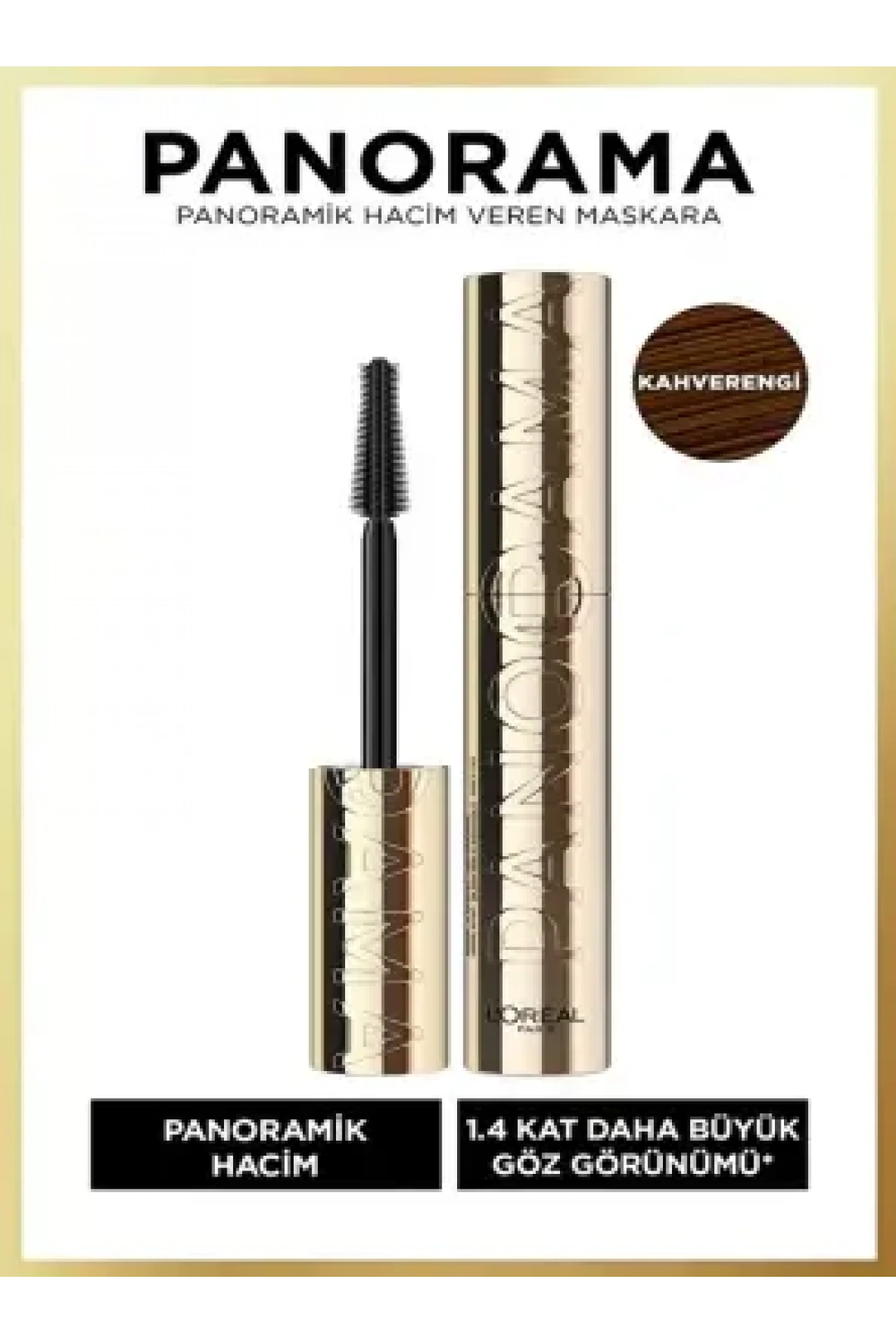 Loreal Paris Panorama Hacim Veren Maskara Kahverengi 9.9 ml