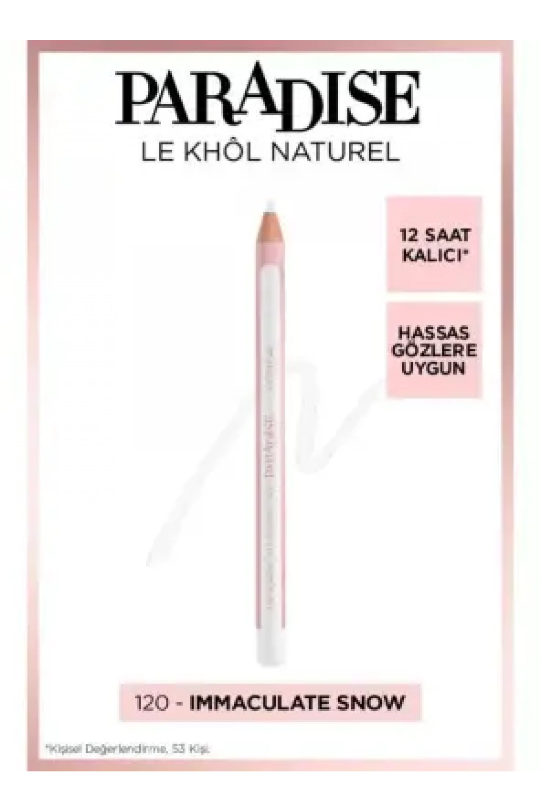 Loreal Paris Paradise Le Khol Göz Kalemi 120 Immaculate Snow