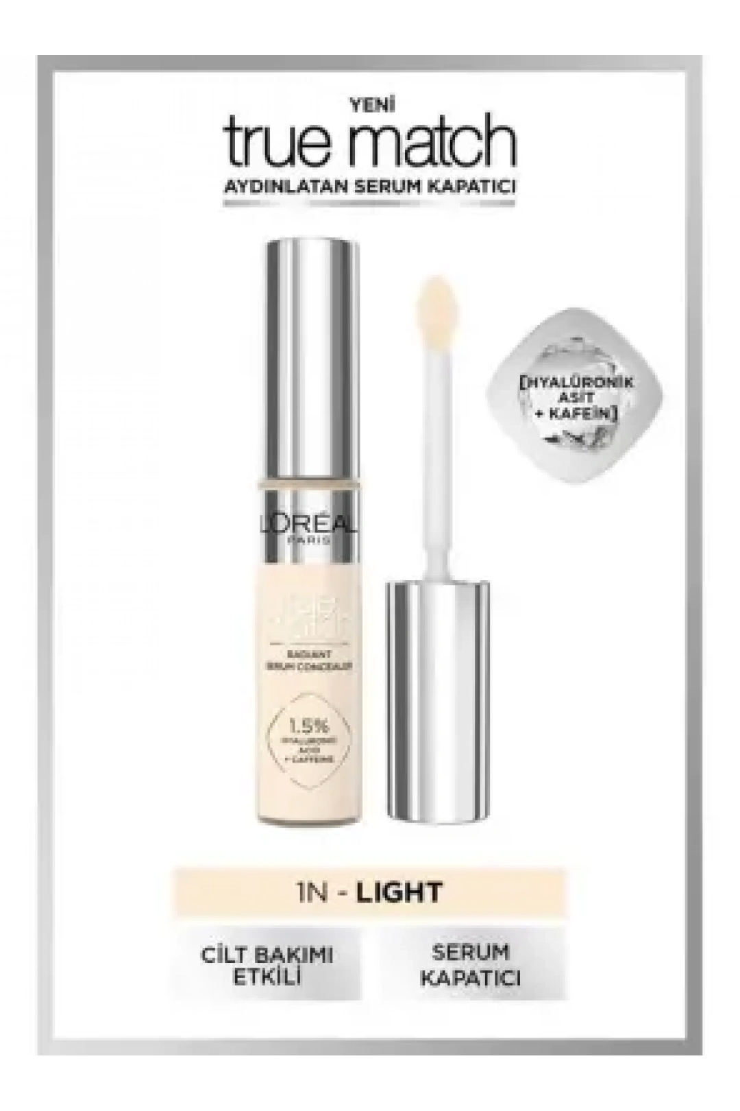 Loreal Paris True Match Aydınlatan Serum Kapatıcı - 1N Light