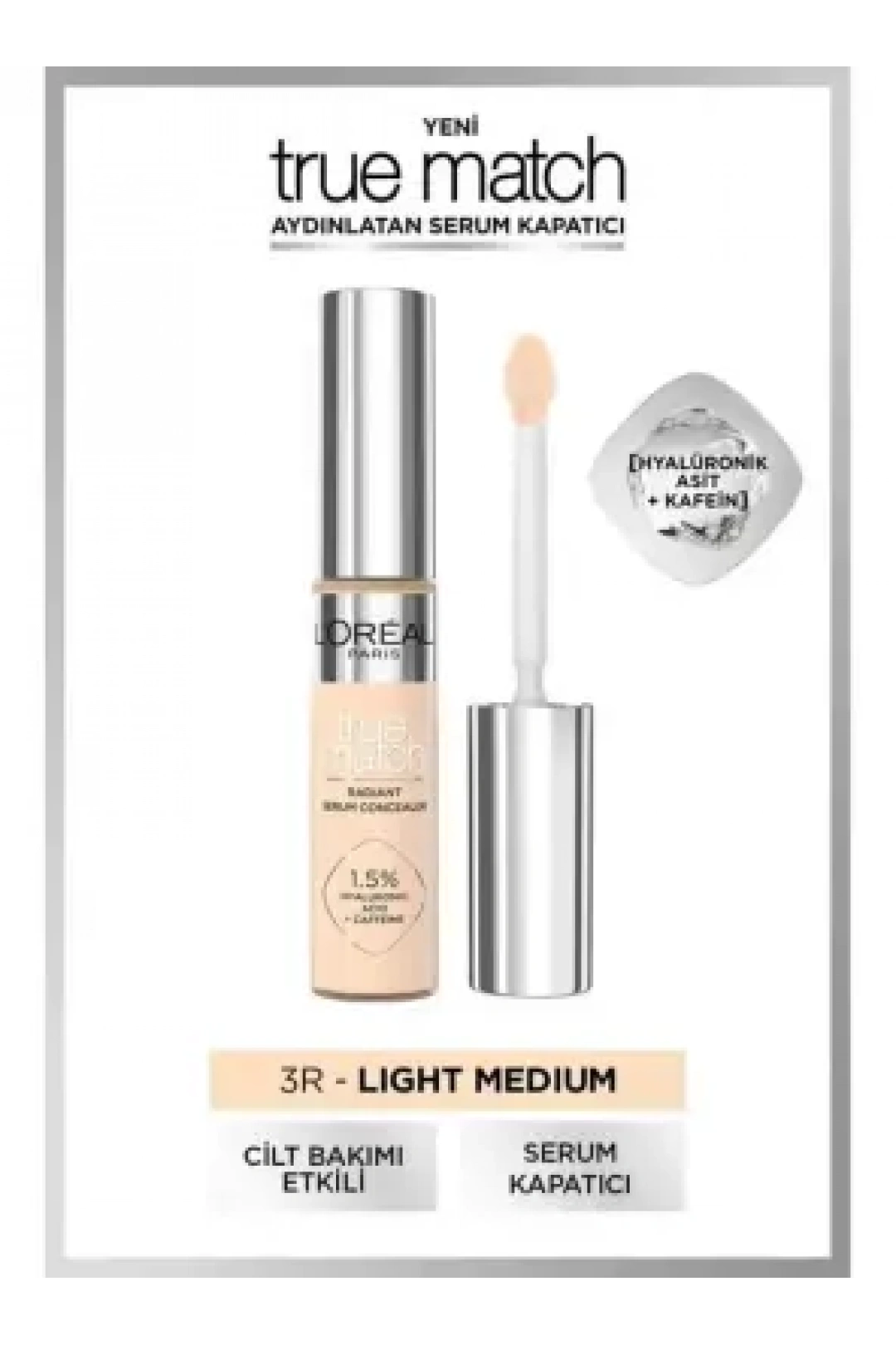 Loreal Paris True Match Aydınlatan Serum Kapatıcı - 3R Light Medium