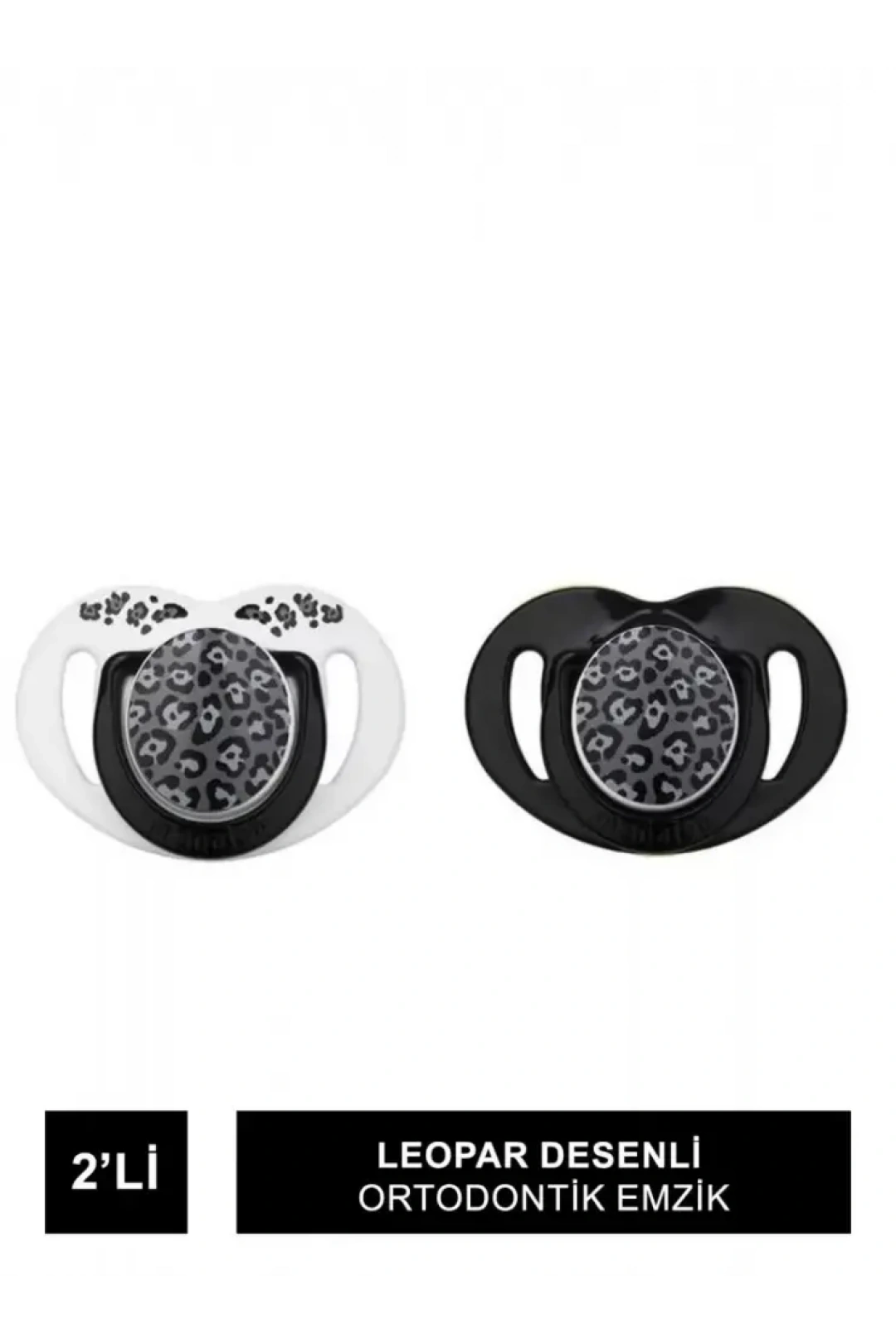 Mamajoo Sterilizasyon & Saklama Kutulu Leopar Desenli İkili Ortodontik