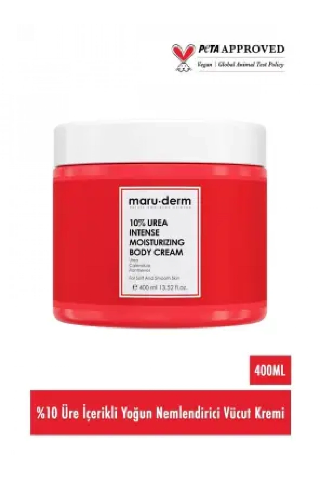 Maruderm %10 Urea (Üre) Yoğun Nemlendirici Vücut Kremi 400 ML