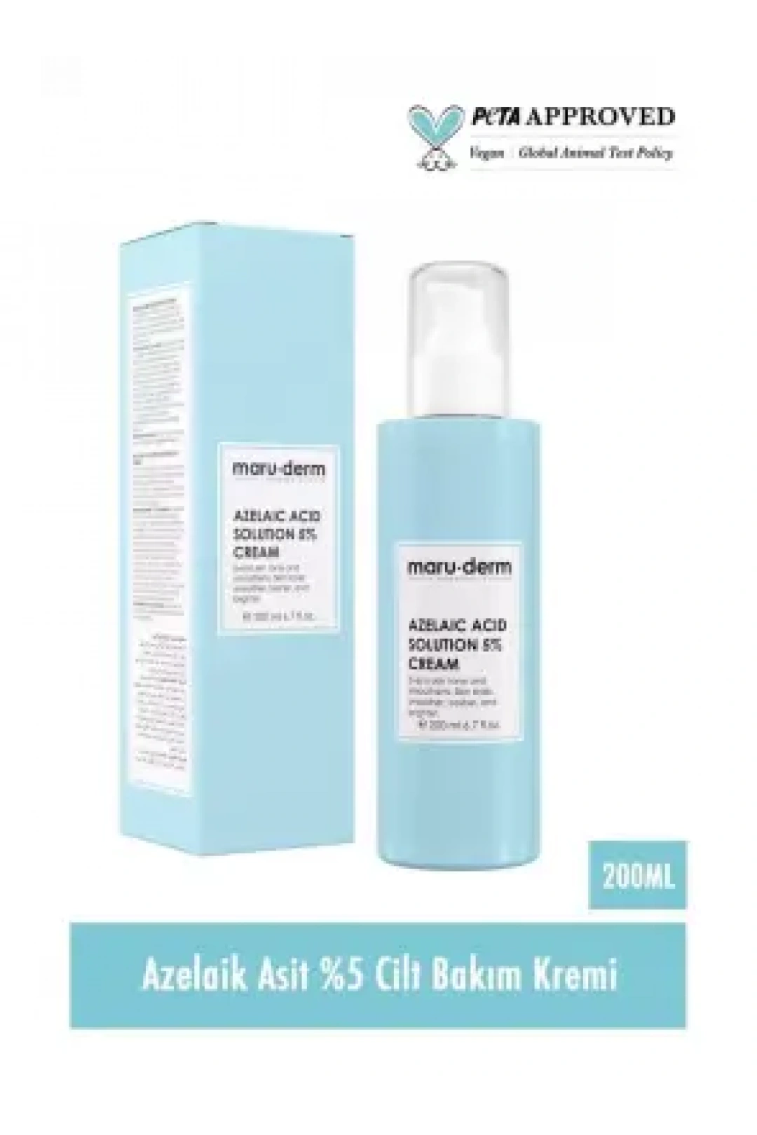 Maruderm Azelaik Asit %5 Cilt Bakım Kremi 200 Ml