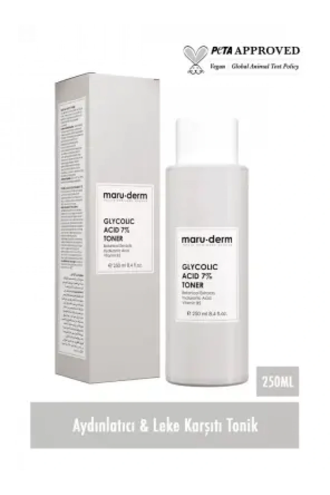 Maruderm Glikolik Asit %7 Aydınlatıcı & Leke Karşıtı Tonik 250 ml