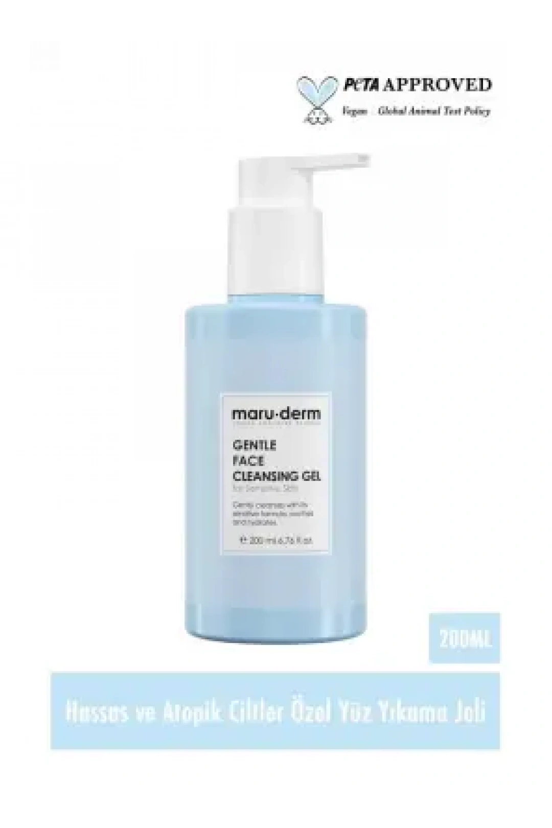 Maruderm Hassas Ve Atopik Ciltler Için Yüz Temizleme Jeli 200 ml