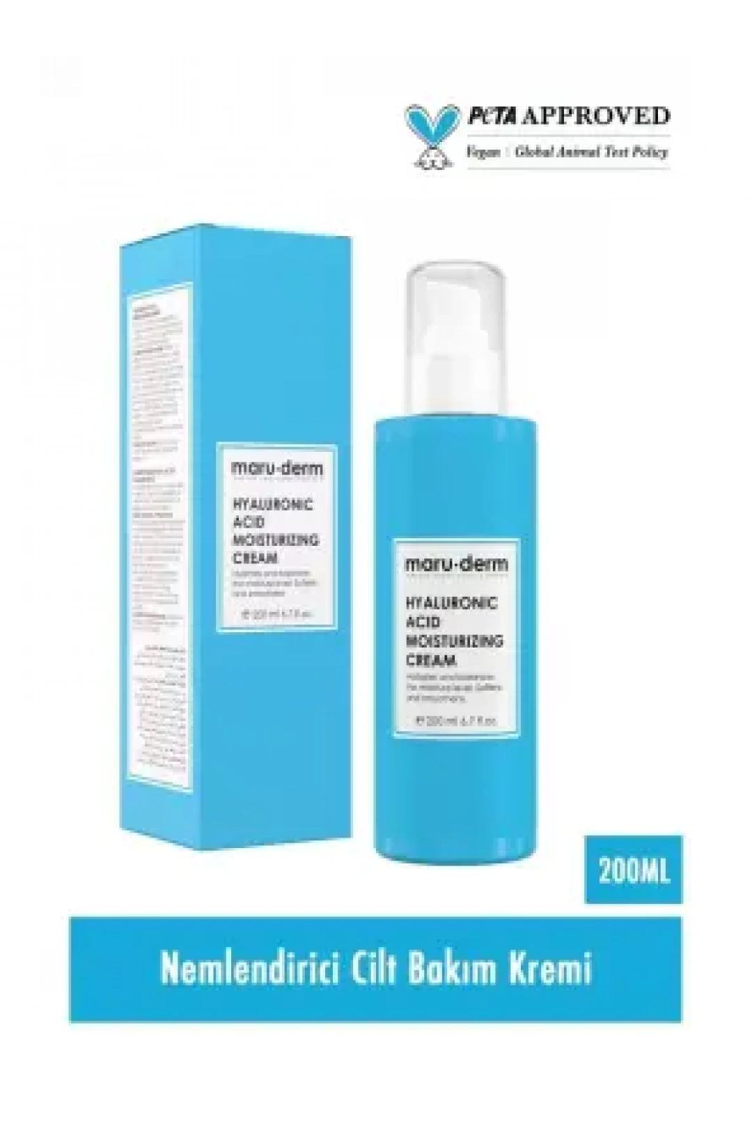 Maruderm Hyalüronik Asit Nemlendirici Yüz Ve Vücut Cilt Bakım Kremi 200 Ml