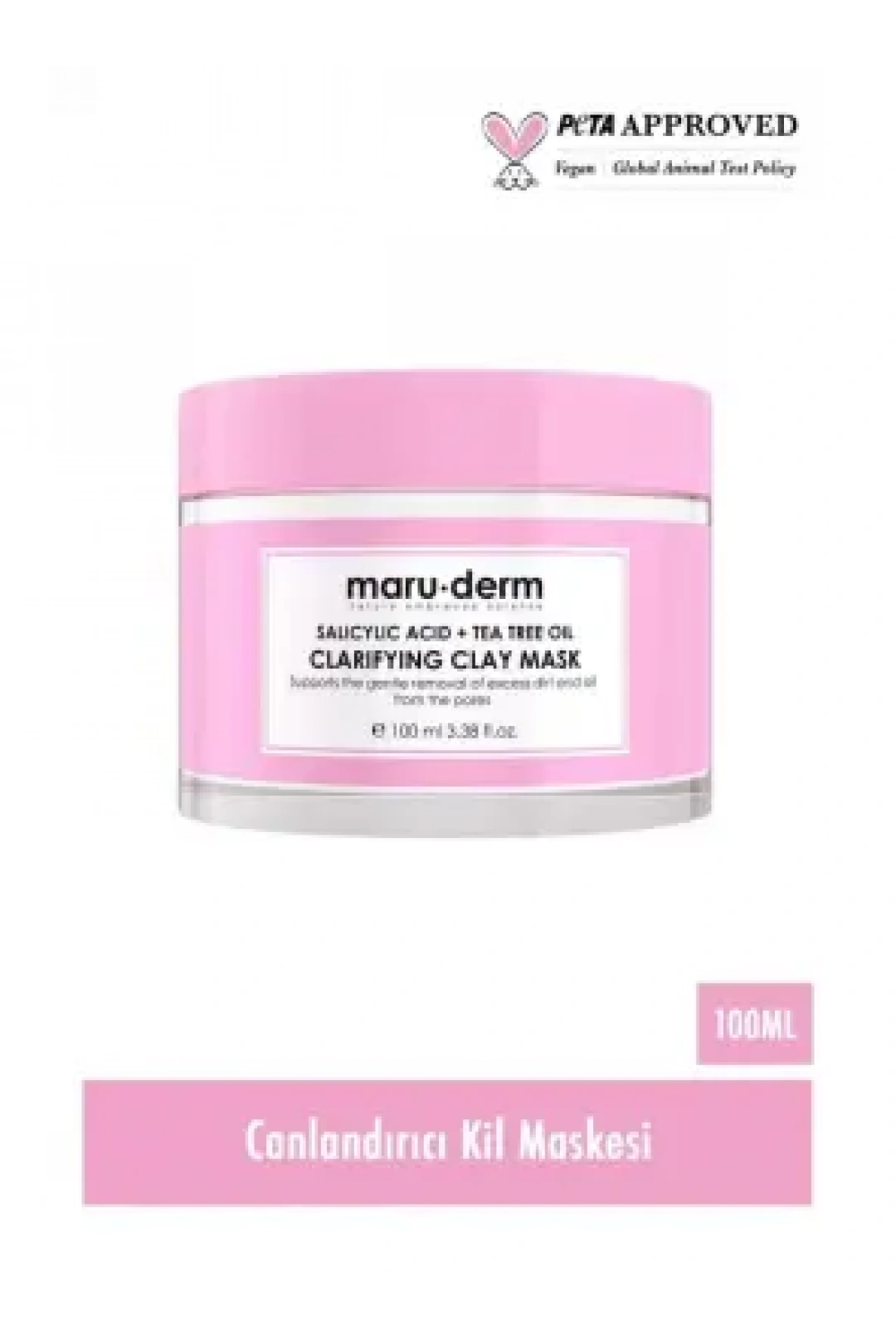 Maruderm Salisilik Asit + Çay Ağacı Yağı Kil Maskesi 100 ML